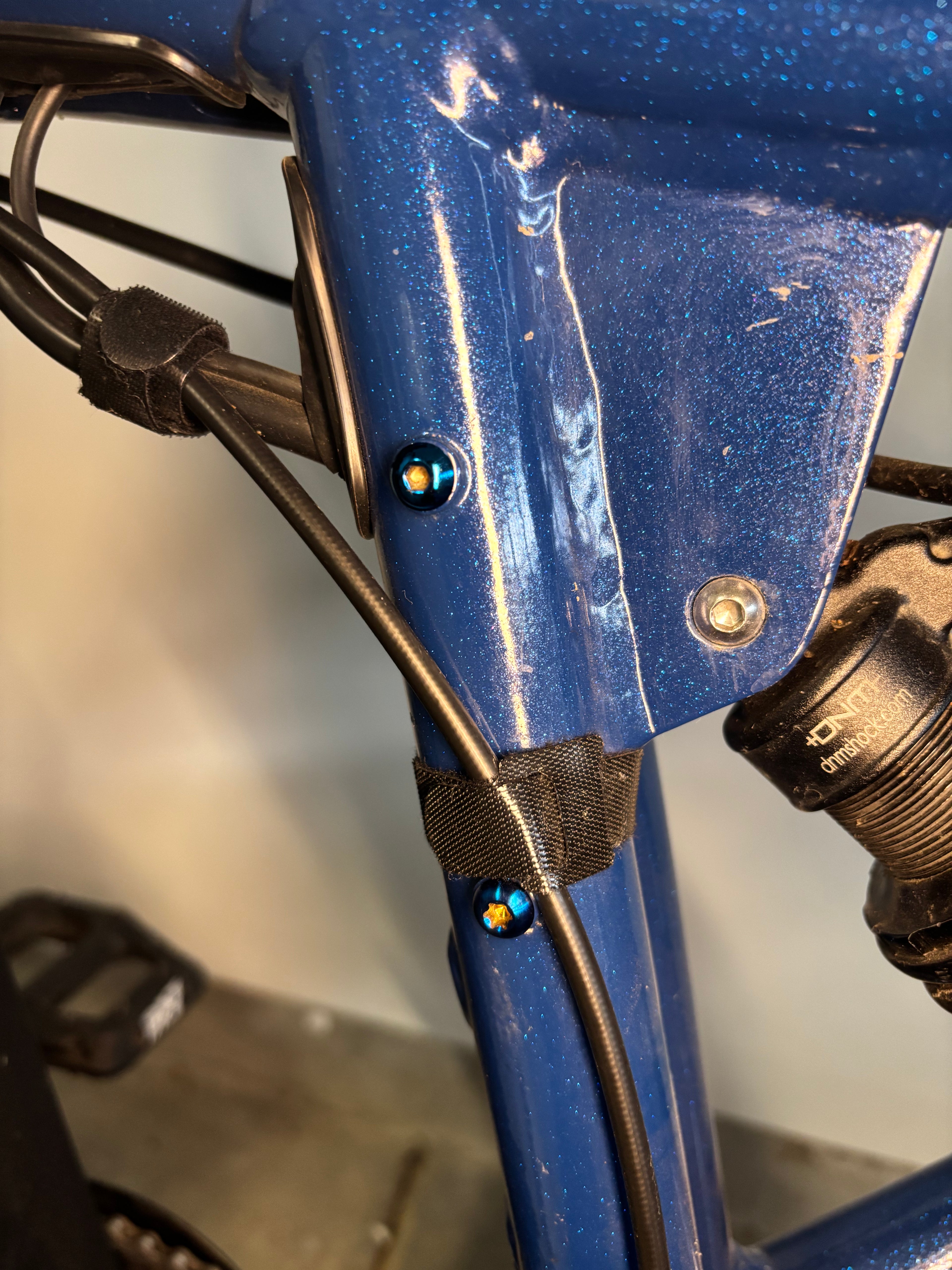 Super 73 titanium frame bolts