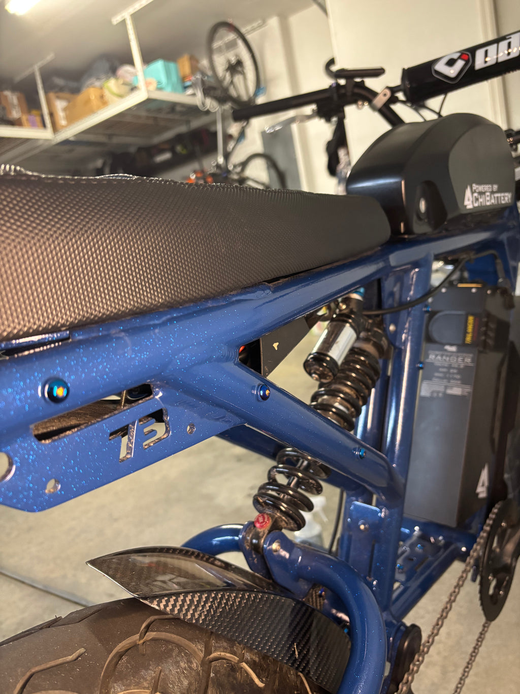 Super 73 titanium frame bolts